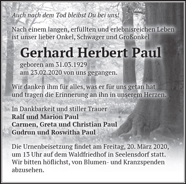 Gerhard Herbert Paul