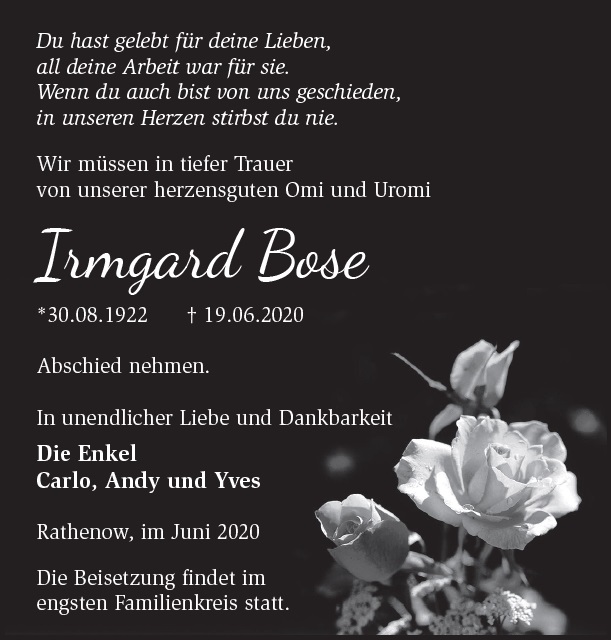 Irmgard Bose