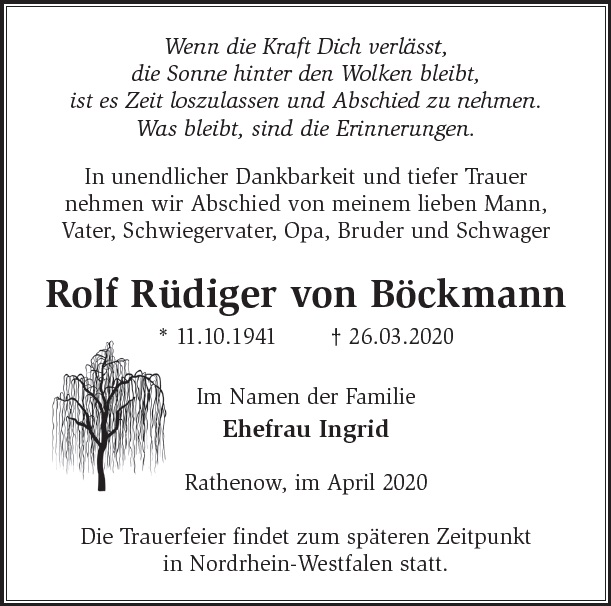 Rolf Rüdiger von Böckmann