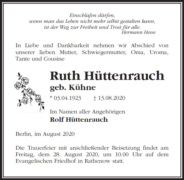 Ruth Hüttenrauch