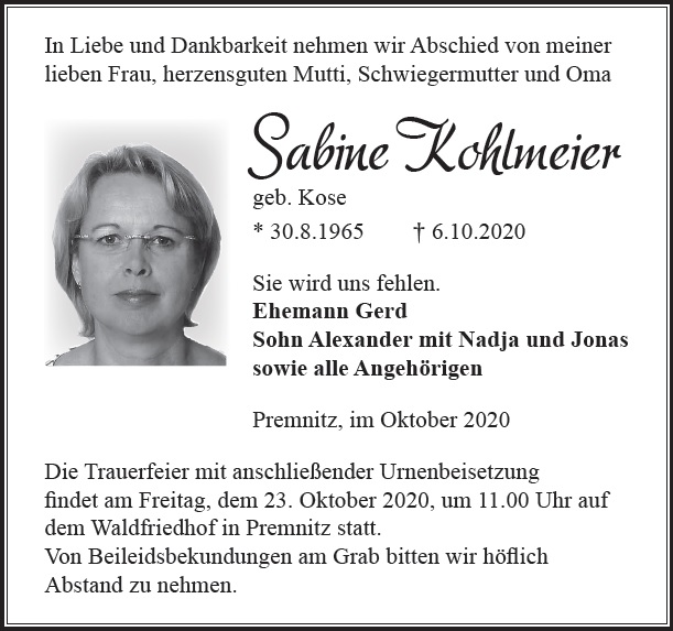 Sabine Kohlmeier