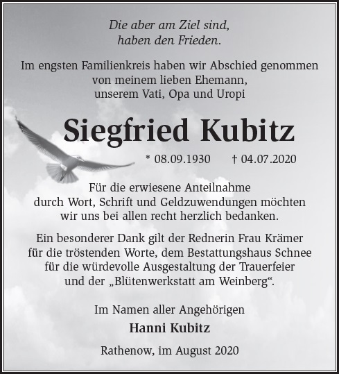 Siegfried Kubitz