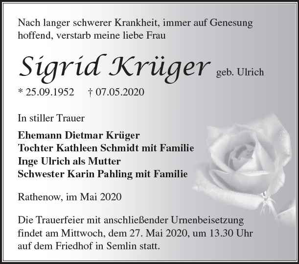 Sigrid Krüger