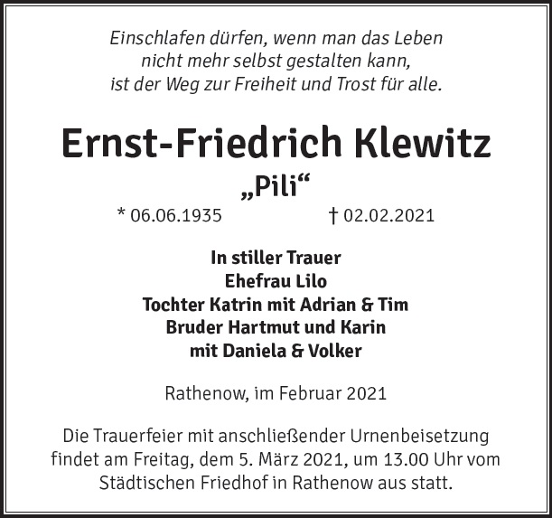 Ernst-Friedrich Klewitz