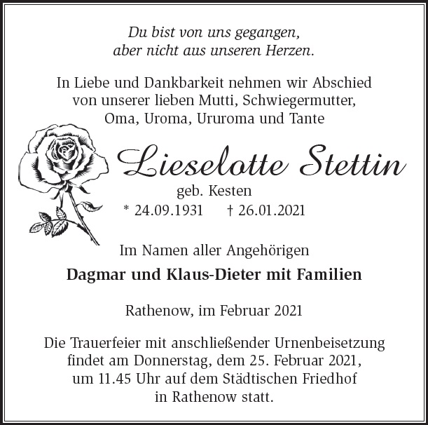 Lieselotte Stettin