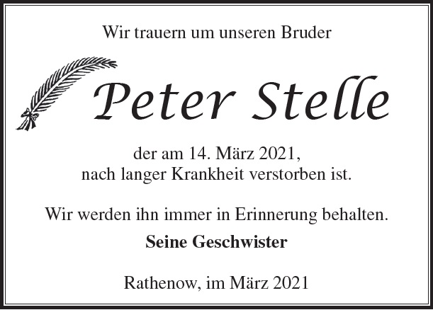 Peter Stelle