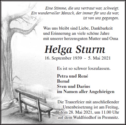 Helga Sturm