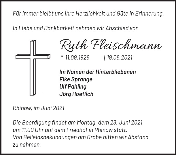 Ruth Fleischmann
