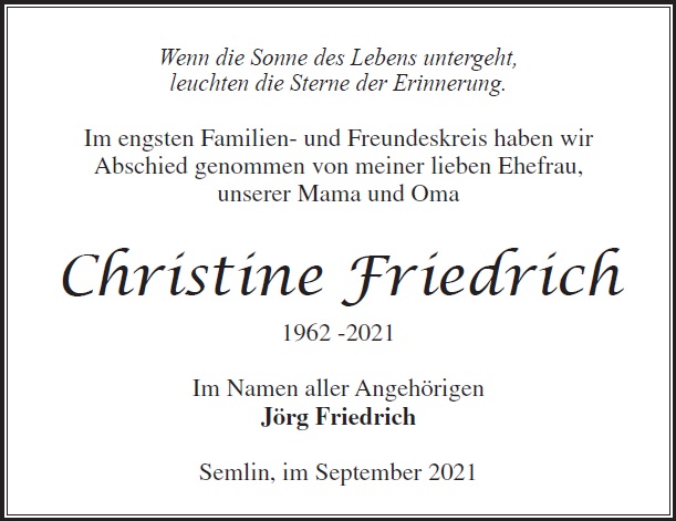 Christine Friedrich