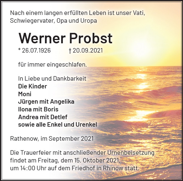 Werner Probst