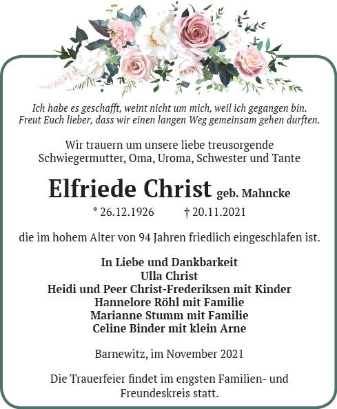 Elfriede Christ