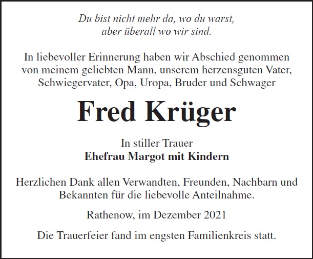 Fred Krüger