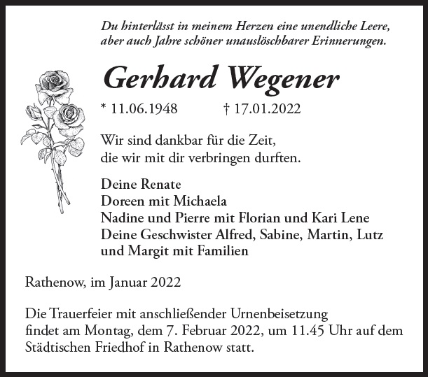 Gerhard Wegener