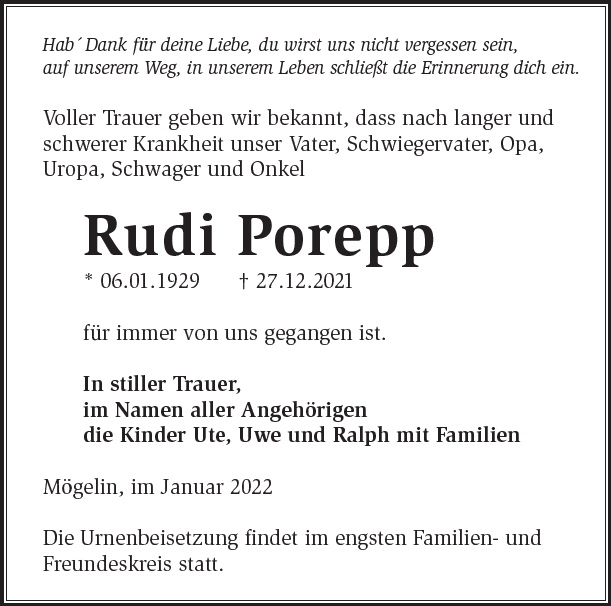 Rudi Porepp