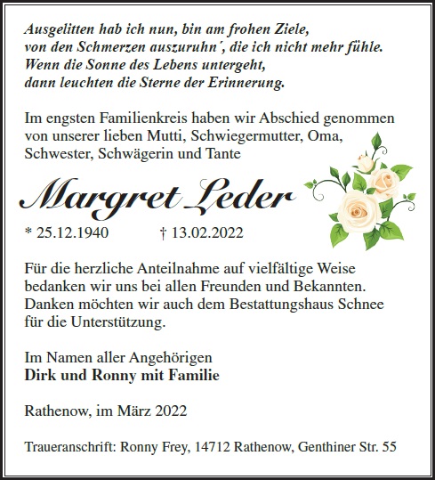 Margret Leder