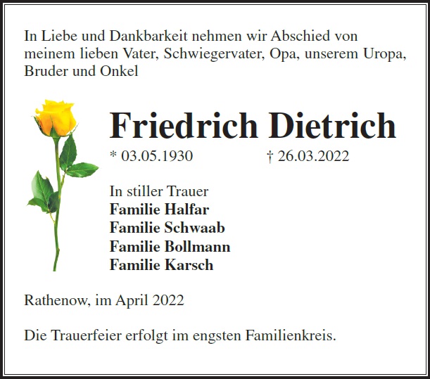 Friedrich Dietrich