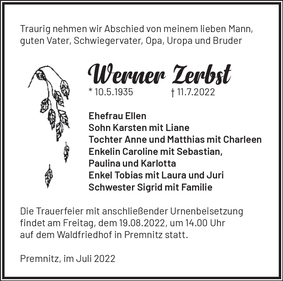 Werner Zerbst