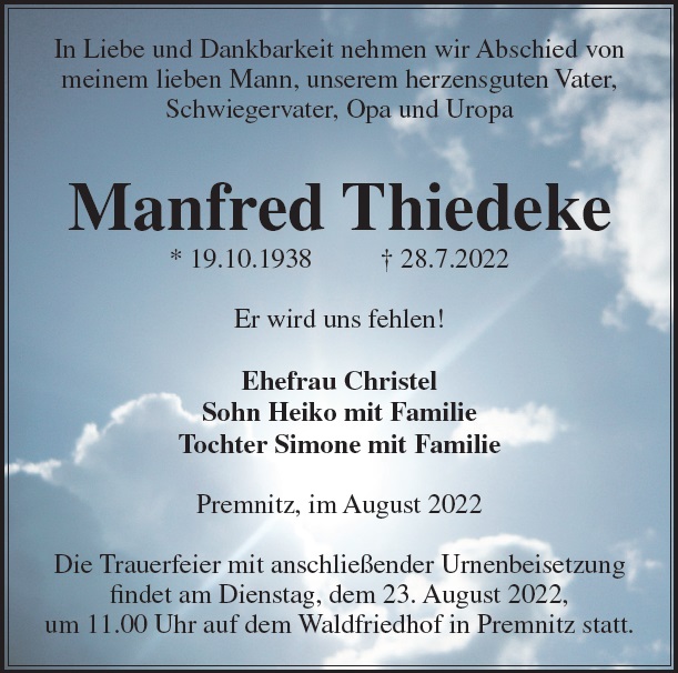 Manfred Thiedeke