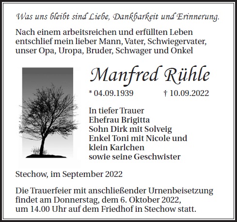 Manfred Rühle