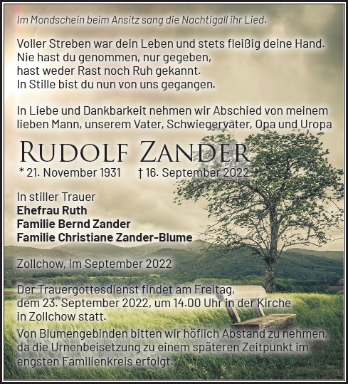 Rudolf Zander