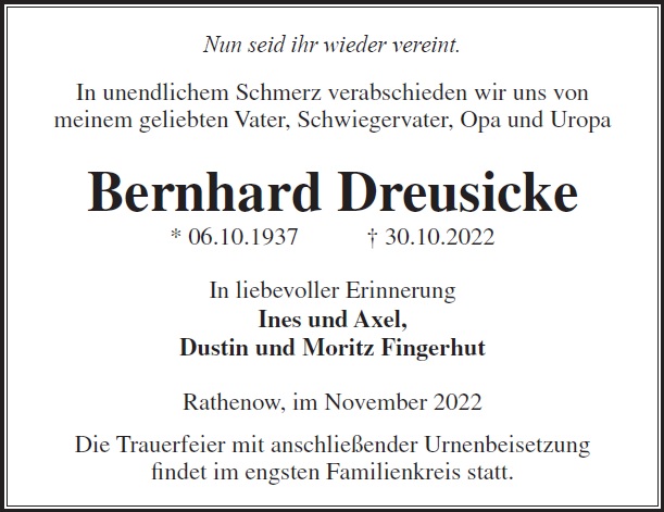 Bernhard Dreusicke