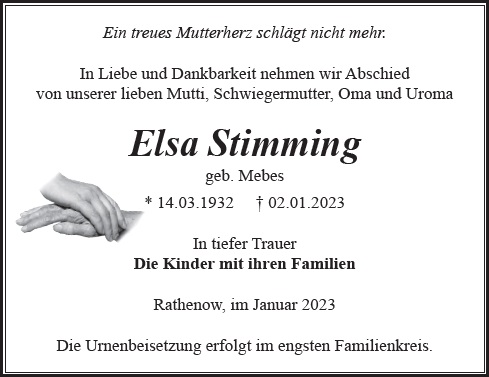Elsa Stimming