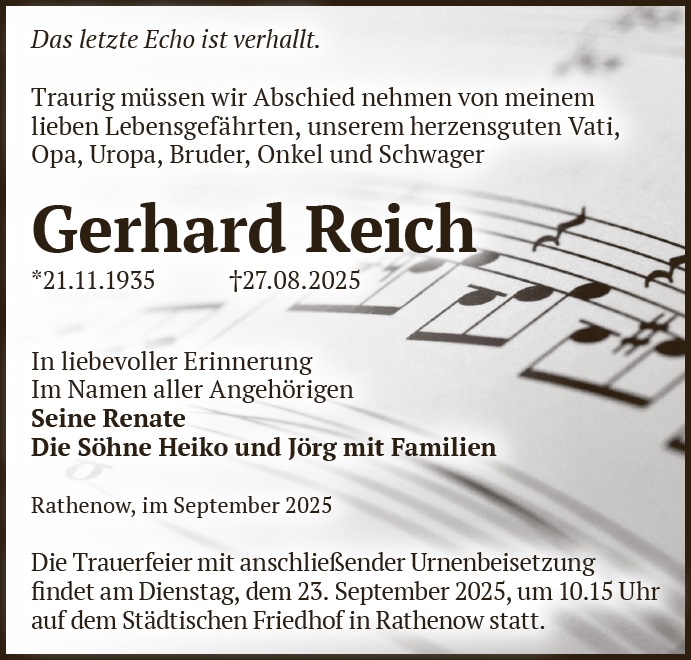 Gerhard Reich