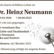 Dr. Heinz Neumann