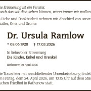 Dr. Ursula Ramlow