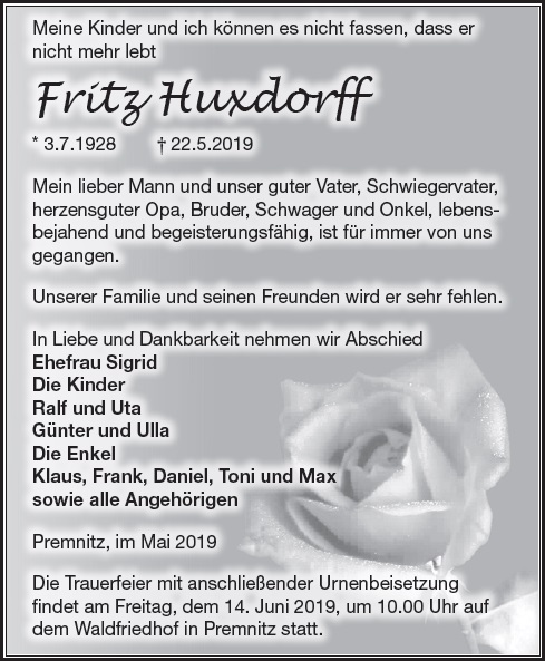 Fritz Huxdorff