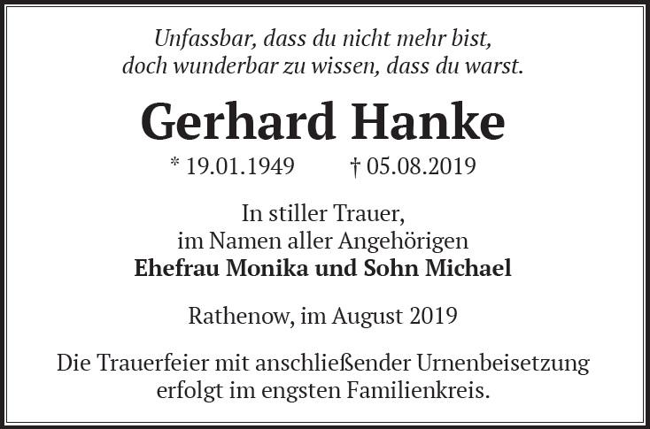 Gerhard Hanke
