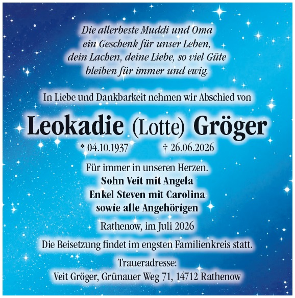 Leokadie Gröger