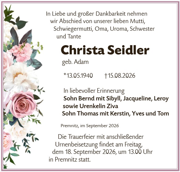 Christa Seidler