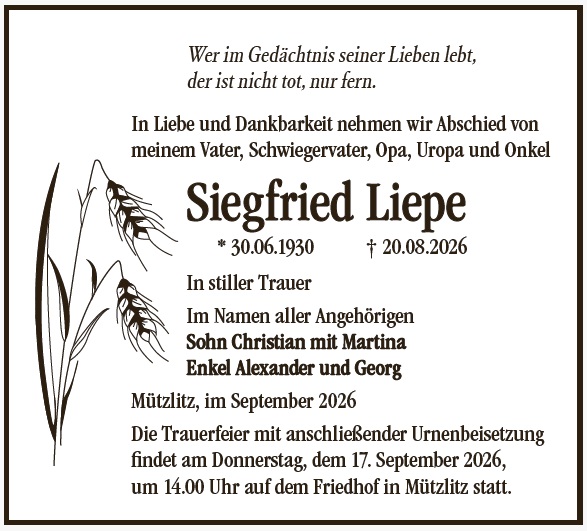 Siegfried Liepe